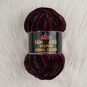 Himalaya Delphin Tierfarbe Garn Babygarn weiches Garn Velvet Chunky Yarn Chunky Garn Sperriges Garn Strickgarn Geschirr Kleidung Garn