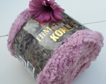 Fluffy Himalaya Koala Yarn: Chunky Polyester Knitting Yarn. Tariffs covered.