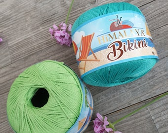 Himalaya Bikini Yarn, Summer Crochet Knitting Yarn