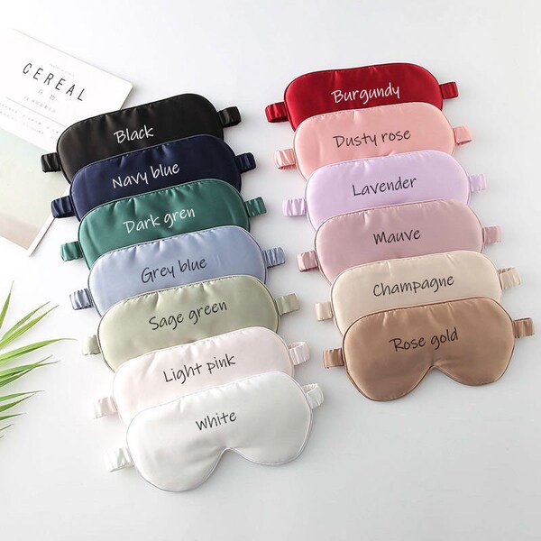 Satin Sleep Mask Etsy UK