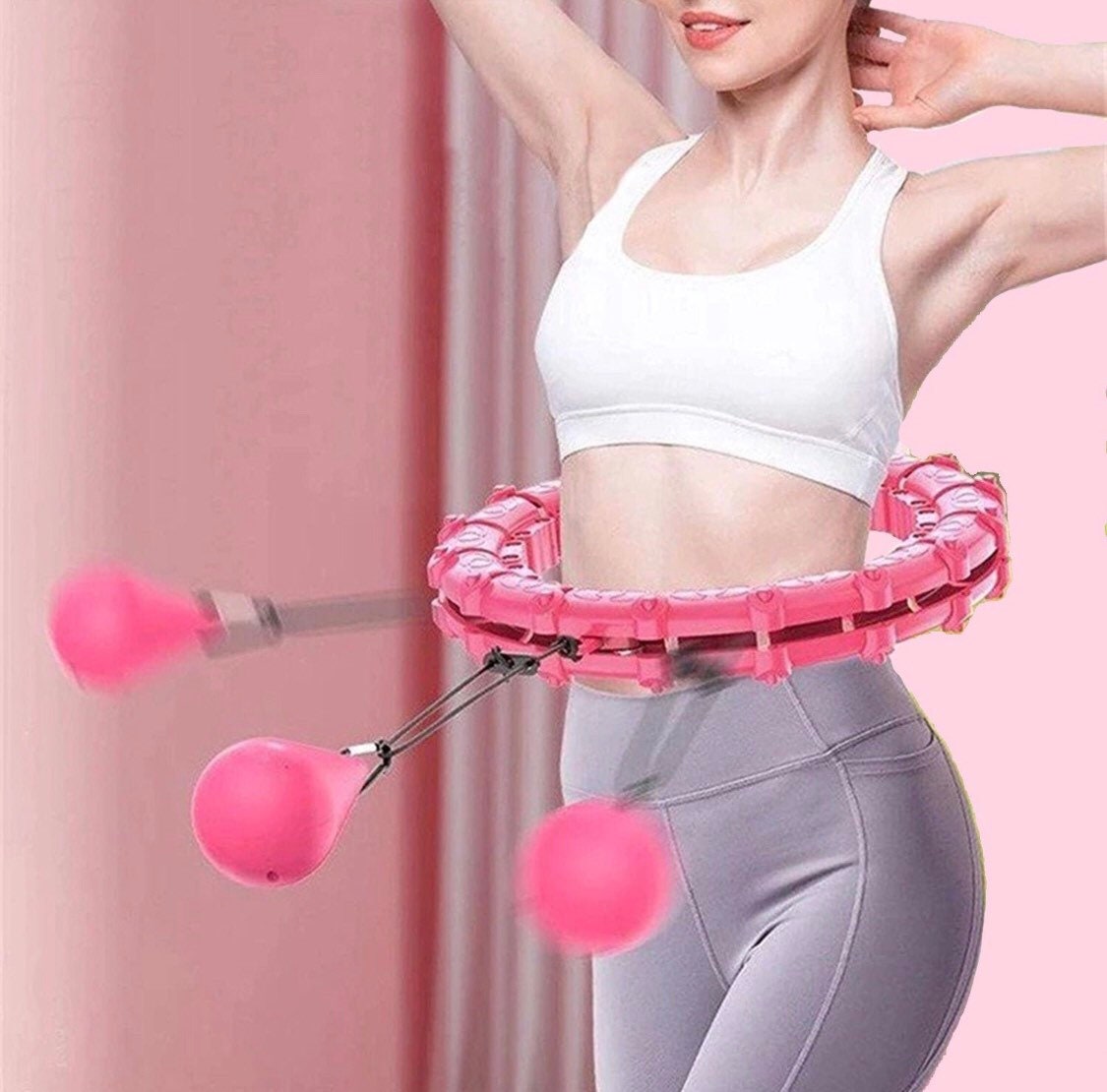 24 Knots Weighted Hula Hoop Adult Smart Hola Thin Waist Etsy UK