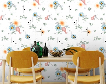 Removable Wallpaper, Self Adhesive Wallpaper, Peel and Stick Wallpaper, DouceurWhite#4