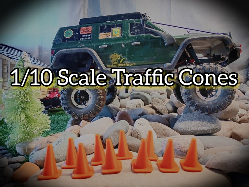 RC Truck 1/10 Scale Cones image 1