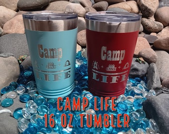 Camp Life Pint Tumbler (16 OZ)