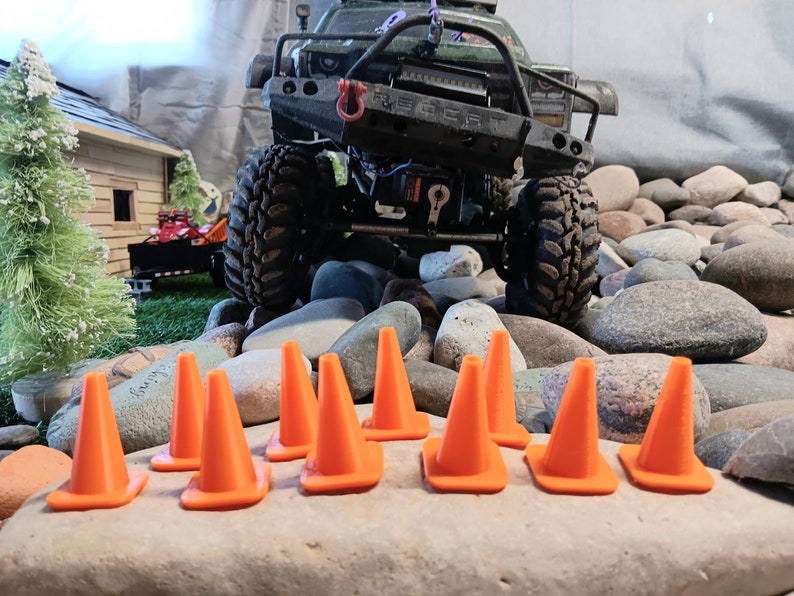 RC Truck 1/10 Scale Cones image 4