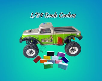 Glacière avec couvercle pour Axial Scx 24 (échelle 1/24)