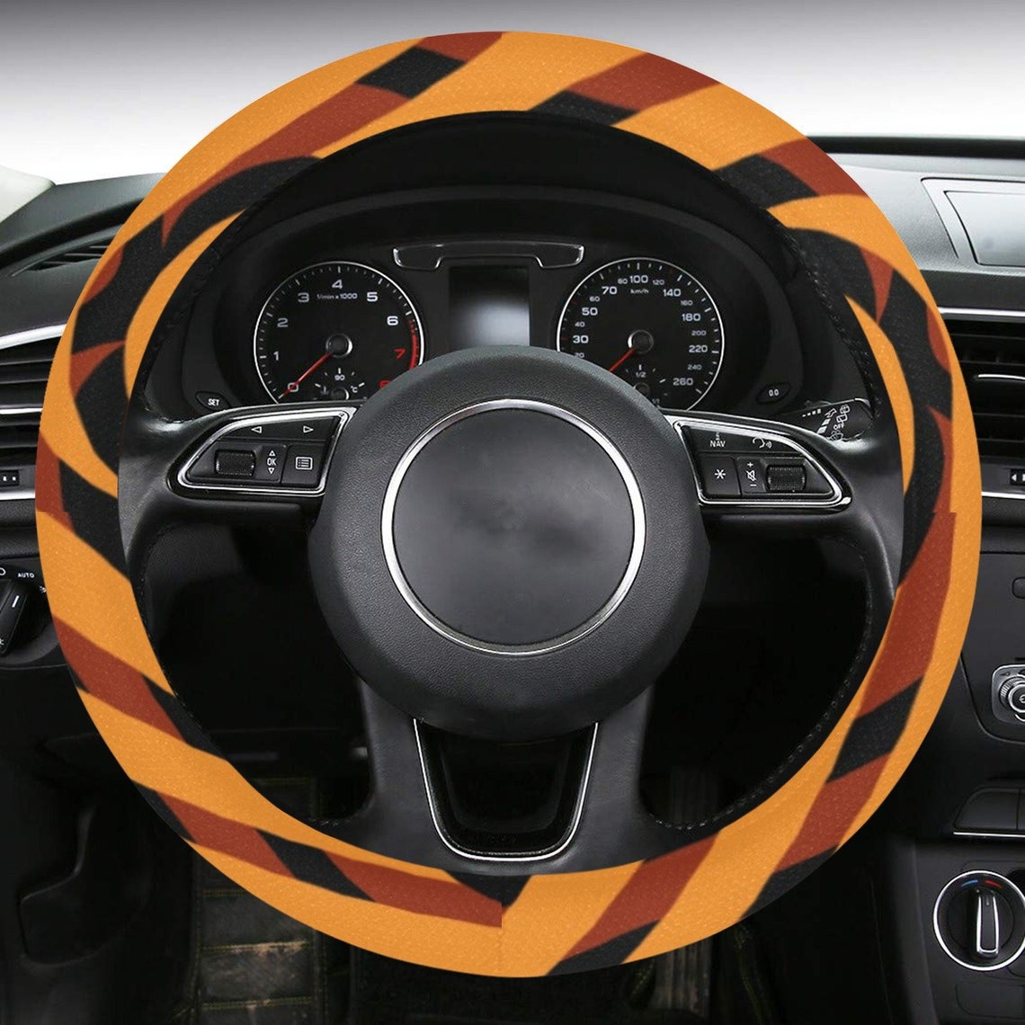 Tiger Yellow Pattern Steering Wheel Cover with AntiSlip Etsy