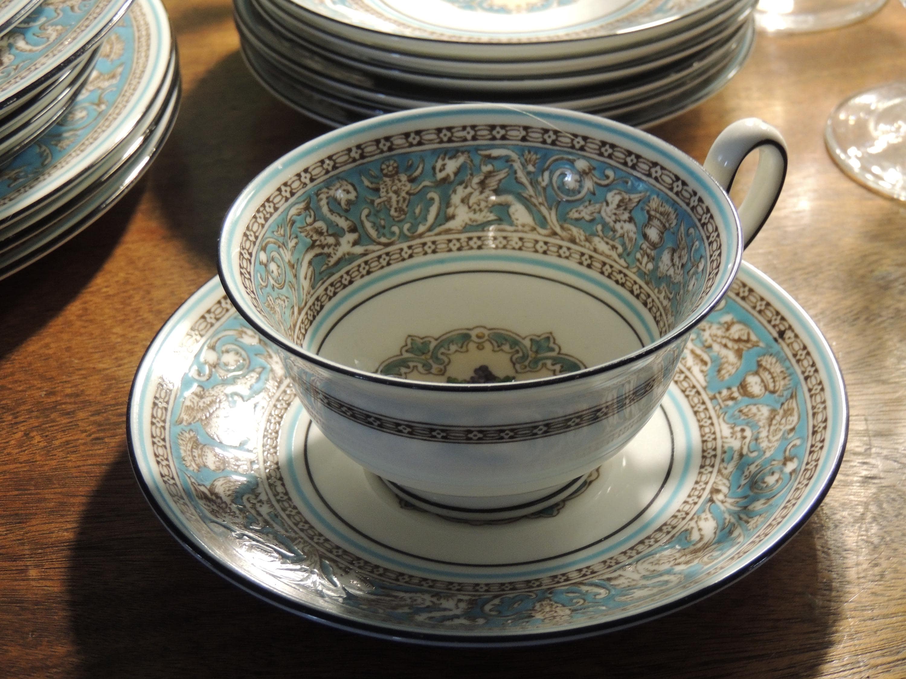 Wedgwood Florentine Turquoise - Etsy
