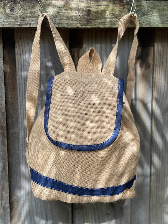 Jute hotsell backpack bags