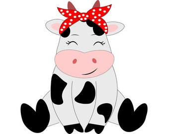 Download Sitting Cow Svg Etsy