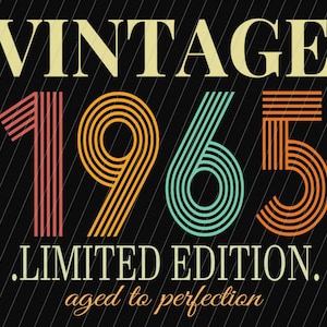 Cityone Women's T-Shirt Vintage Aged To Perfection 1965 Gift 57