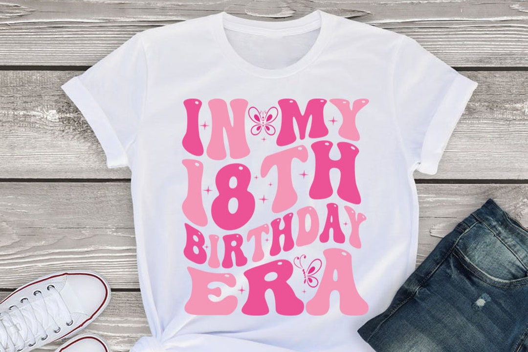 In meinem 18. Geburtstag Era svg, png, Mädchen 18.Geburtstag svg png