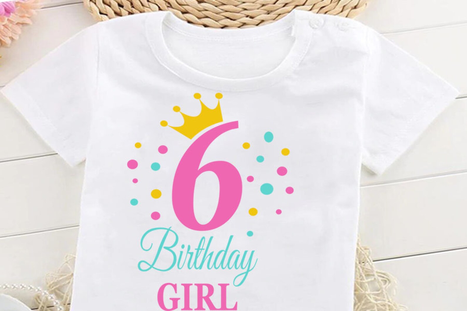 Birthday Girl Svg Birthday Princess Svg 6th Birthday Svg - Etsy