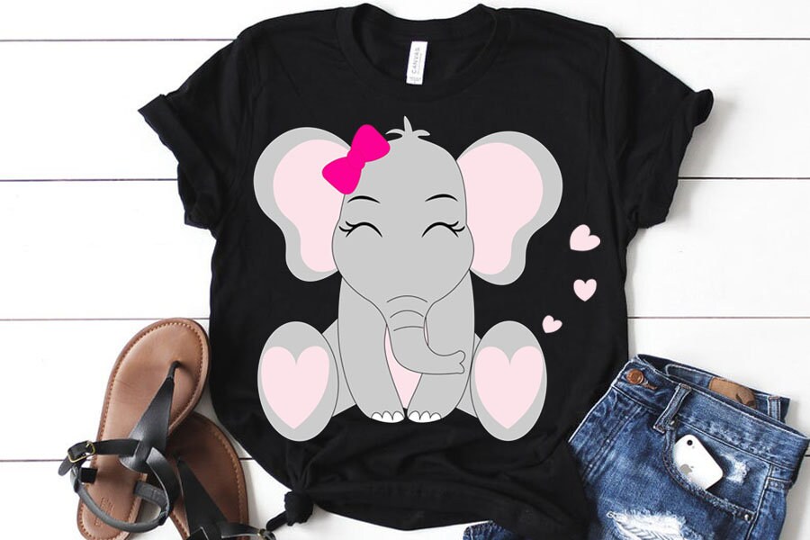 Baby Shower Elephant Svg Baby Boy Elephant Svg File Girl Etsy