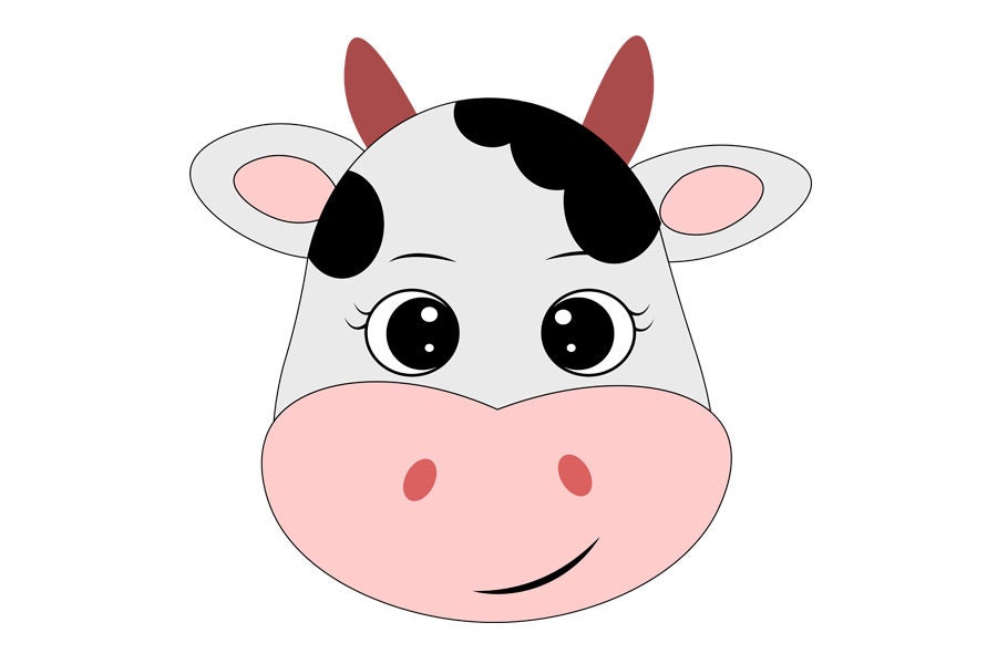 Cow Face Svg - Etsy Israel Cow Face Svg - Etsy Israel