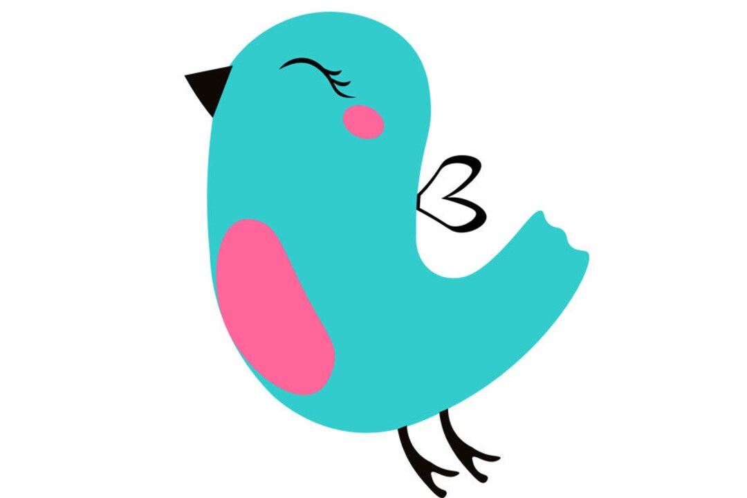 Bird Svg Cute Bird Svg Baby Bird Svg Bird Clip Art Bird Etsy