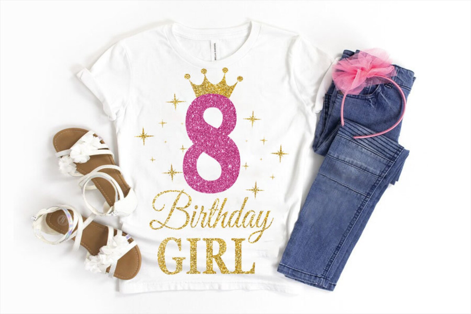 8th Birthday Svg 8th Girl Birthday Svg Birthday Princess - Etsy