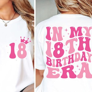 In meinem 18. Geburtstag Era svg, png, Mädchen 18.Geburtstag svg png, Mädchen Geburtstag SVG PNG, 18.Geburtstag svg, Png, Vintage 18.Geburtstag svg png