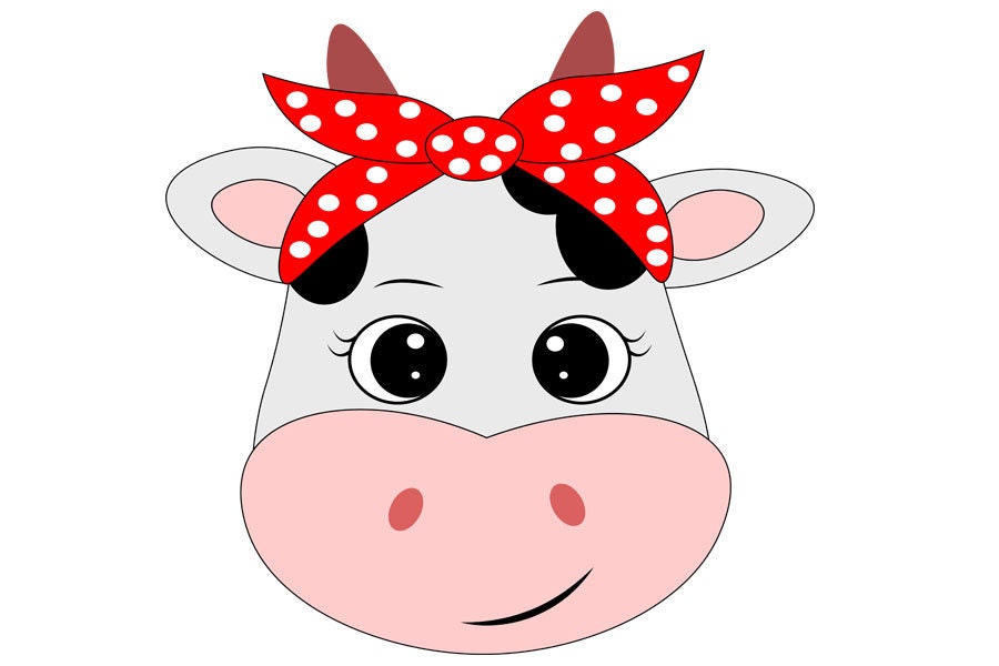 Cow Face Svg With Bandana Cute Cow Svg Cow Clip Art Cow - Etsy Cow Face Svg With Bandana Cute Cow Svg Cow Clip Art Cow - Etsy