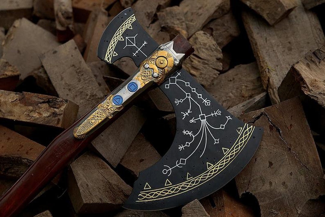 God of War Kratos Leviathan Axe Scandinavian Axe Axe Etsy UK