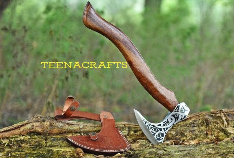 BEST VIKING AXE Hand Carbon Steel Axe Throwing Rose Etsy UK