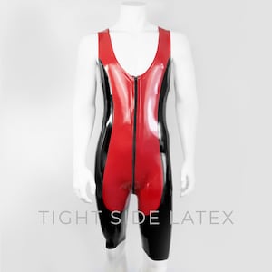 Men&#39;s Latex Wrestler Suit