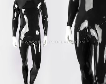 Men's Latex Catsuit With Push Up Effect