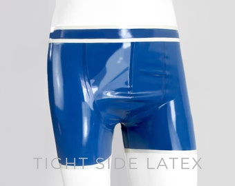 Latex Booty Shorts With Frill Detail - Etsy UK
