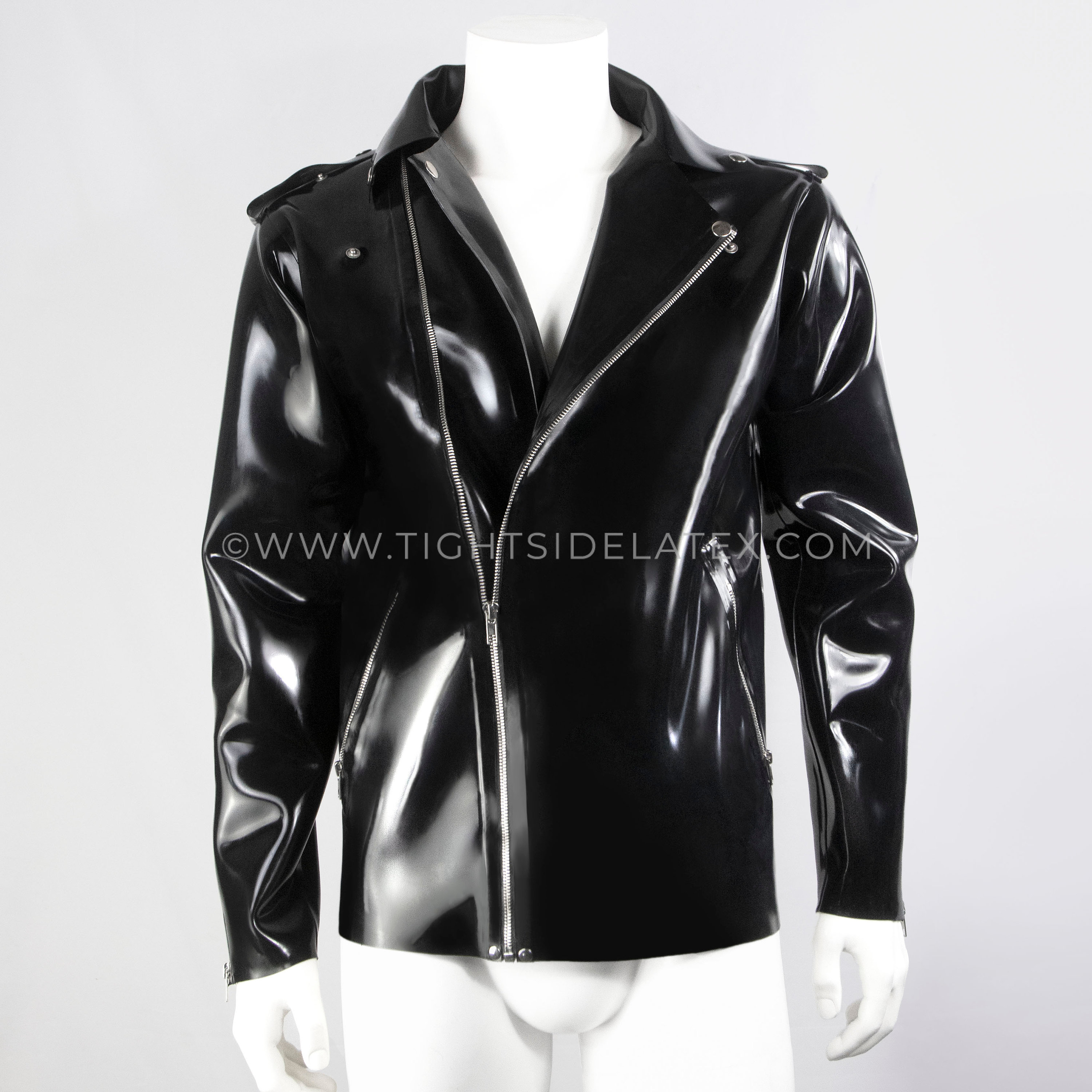 Buy Black Rubber Jacket Online In India -  India