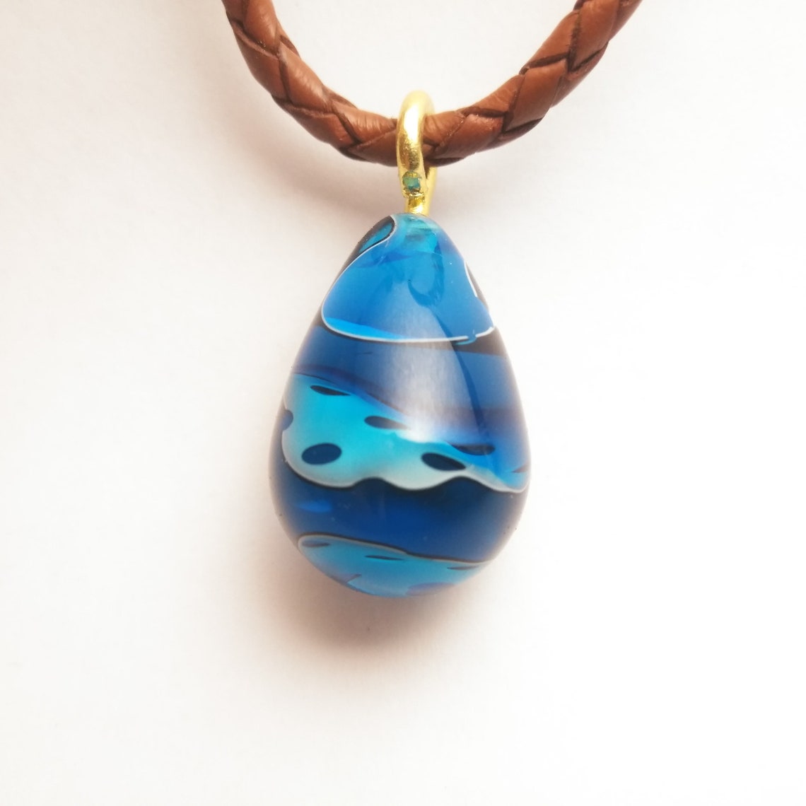 Water Droplet Necklace Jewelry Pendant Charm Acrylic Etsy