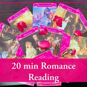20 min Romance Lezingen, Oracle, Tarot, Card Reading Geleverd in 1-3 werkdagen, Telefoon / Video Lezen