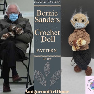images Bernie Sanders Crochet Doll Pattern Free Download bernie sanders doll etsy