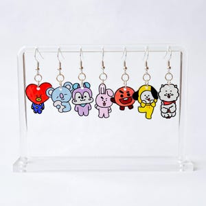 Character earrings - kpop earrings