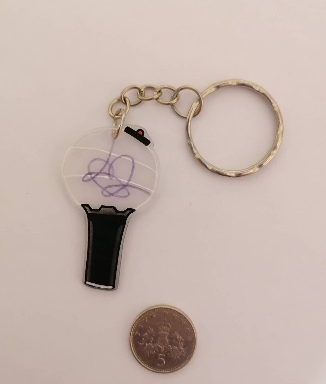 BTS Lightstick Keychain Kpop Keyring Gift for Her Etsy
