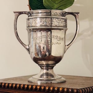 RARO, c.1929, Sedgefield, Cavallo, Spettacolo, Trofeo, Placcato in argento,