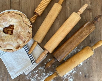 Vintage, Backen, Nudelhölzer, Massivholz