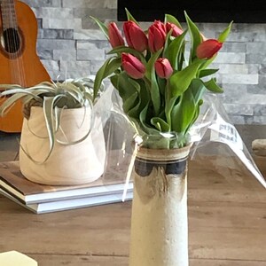 Vintage MCM Hand made Signed Vase