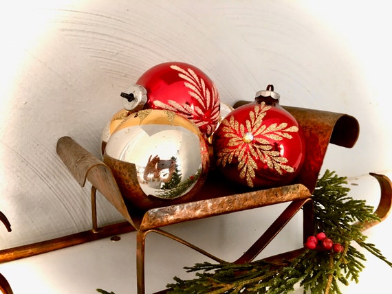 RARE! Vintage Mr. Christmas Red Reflector East German Deep Star