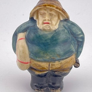 RARE, c.1930s Celluloid Roly-Poly, Seaman, Old, Sewing, Tape Measure