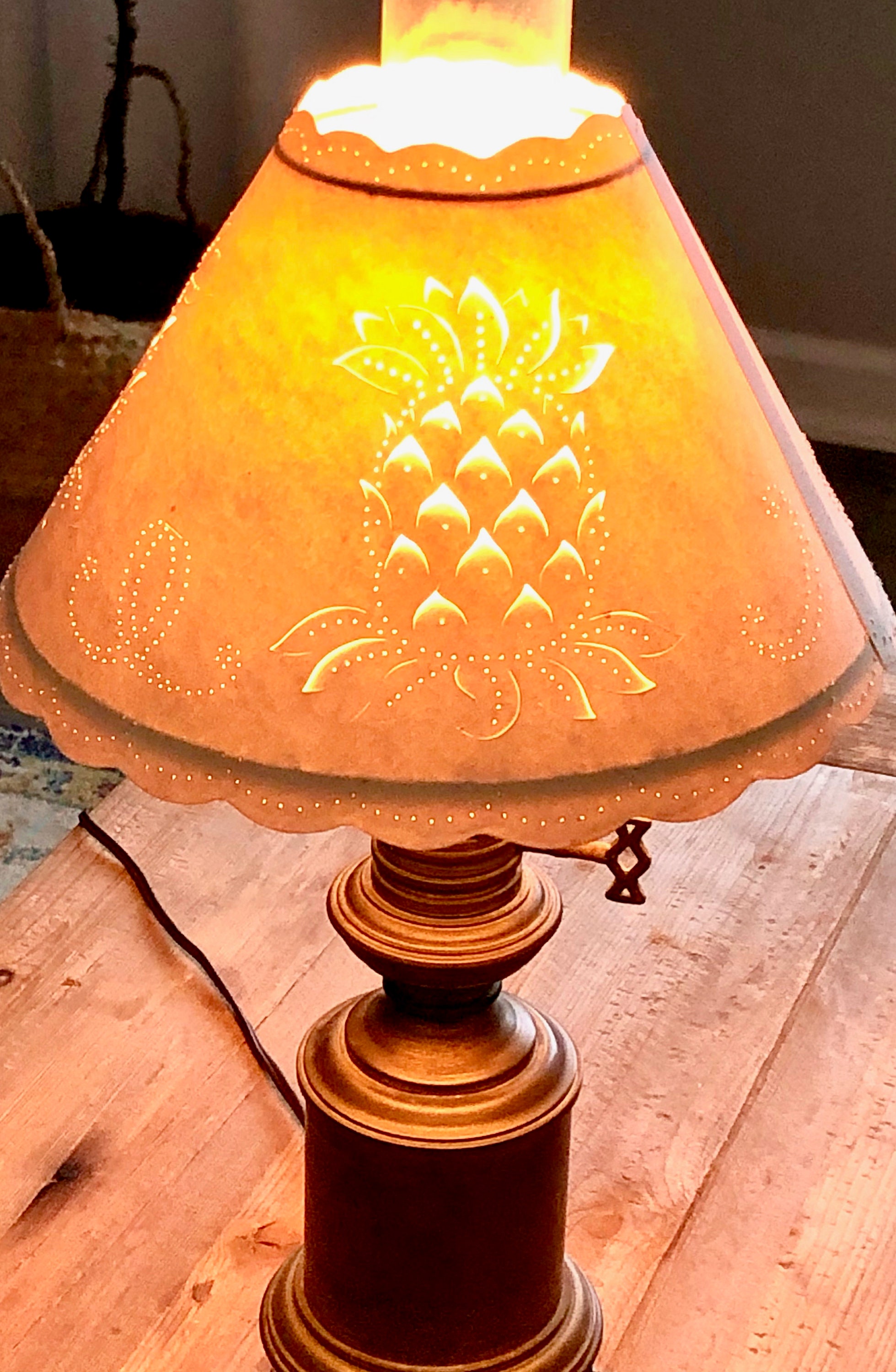 24 Antique Converted Oil Lamp Light Aged Brass With Etsy