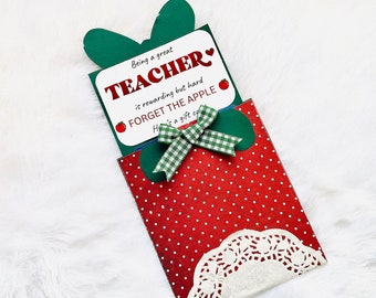 Teacher Gift Card Holders, Teacher Appreciation, Teacher Thank You, School Gift Card Envelopes, Teacher Cards, Teacher Gifts