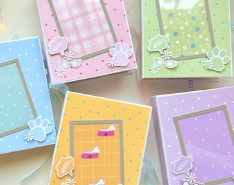 Personalized Dog Scrapbook Album: Custom Pet Photo Keepsake, Passing Away/memorial Gift