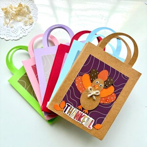 Porte-cartes personnalisés pour Thanksgiving, Porte-monnaie fait main pour remerciement, Cadeau pour enseignant, Sacs à cadeaux pour Thanksgiving, Porte-cartes personnalisés