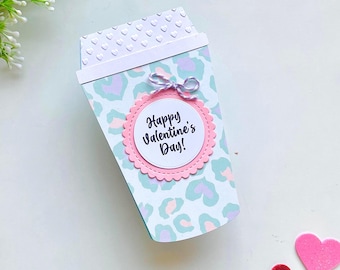 Valentine Coffee Cup Card Holder : Handmade Coffee Lover Gifts