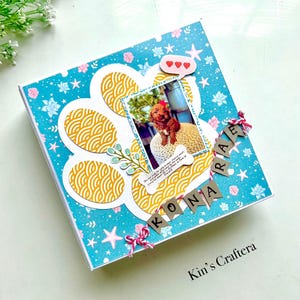 Personalized Dog Scrapbook Album: Custom Pet Photo Keepsake