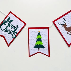 Christmas Decorations - Merry Christmas banner - Holiday Banner- Christmas Garland - Christmas Photoprop