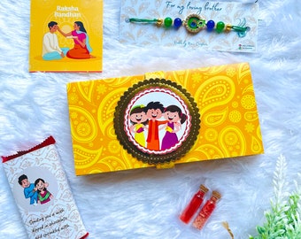 Rakhi for Bhaiya Rakhi for Brother, Designer Rakhis For Bhai , Gift Hamper for Brother