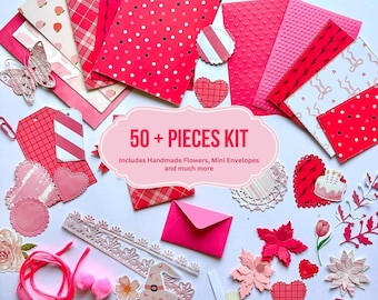 Scrapbook Supplies: Junk Journal Kits, Handmade Embellishments