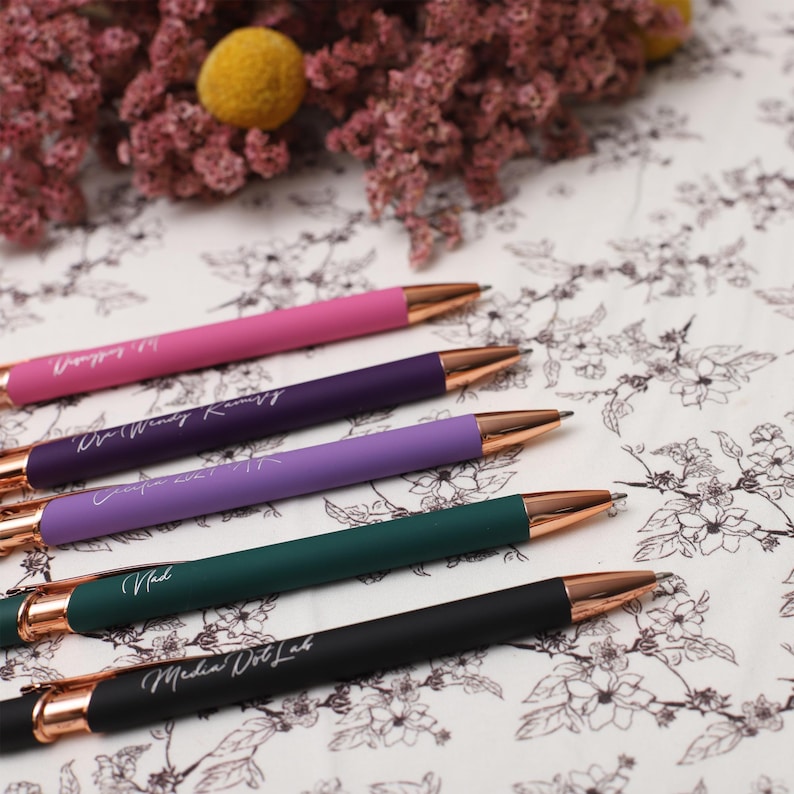 Personalized Metal Ballpoint Pen ，high Quality , Custom Message - Etsy