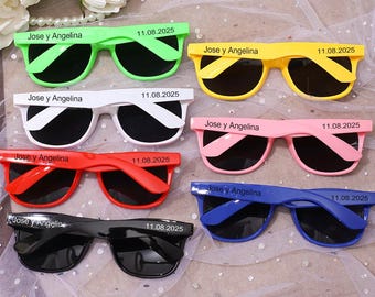 Gafas de sol personalizadas con forma de dama de honor, regalos personalizados para damas de honor, recuerdos de fiesta, gafas personalizadas